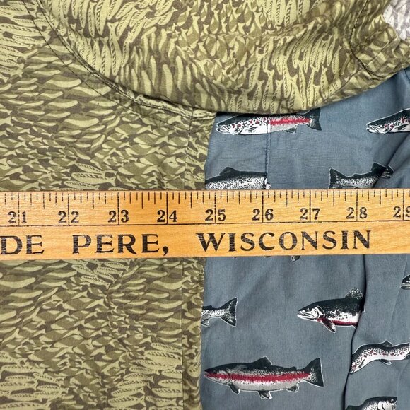 ✅ Mens XXL Columbia Short Sleeve Button-Up Shirt Lot Of 6 Fishing Designs Cotton - Picture 14 of 16